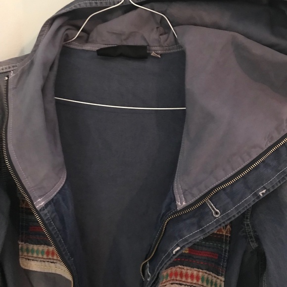 Go Slow Caravan jean Jacket Womens medium Zips - Picture 4 of 6